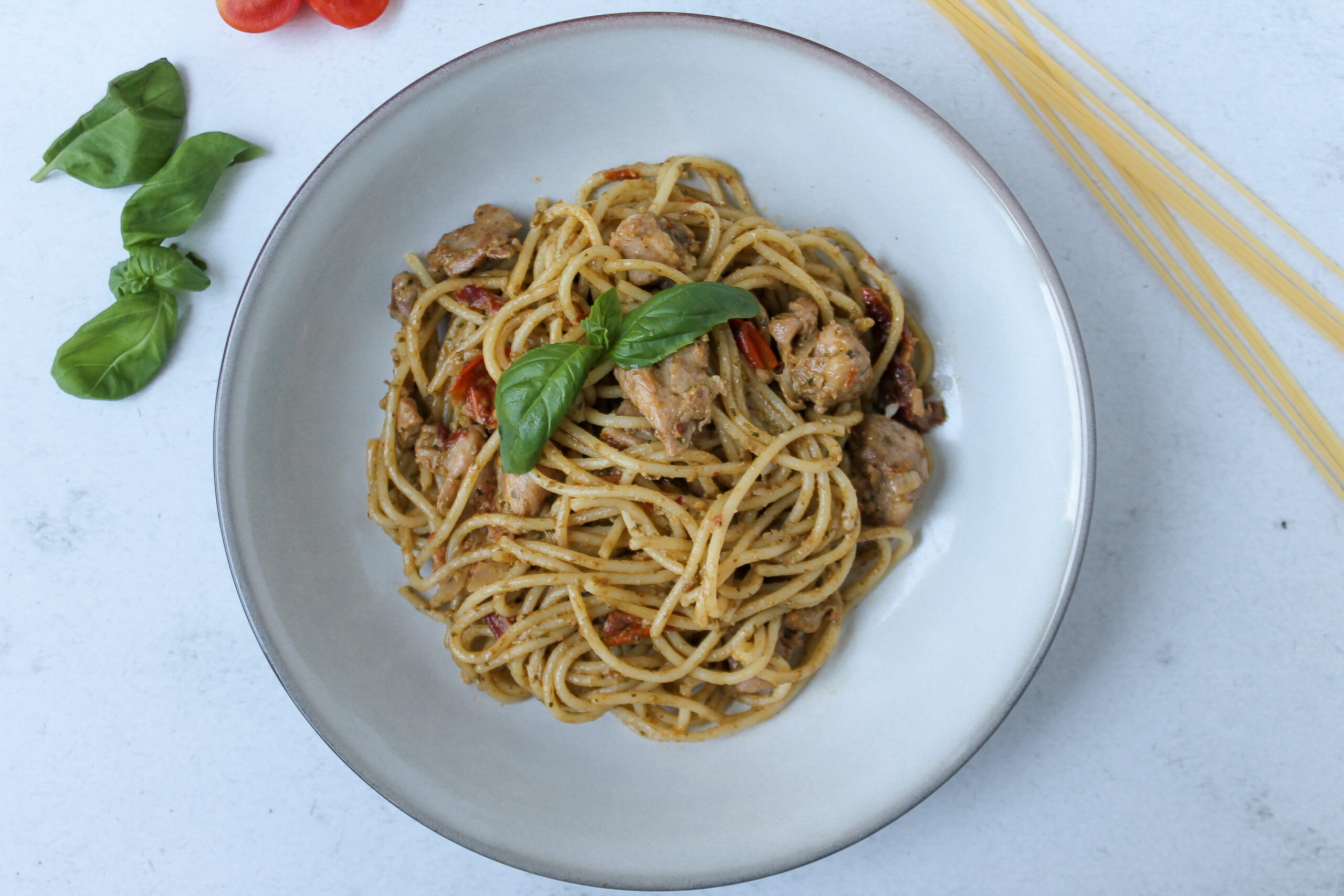 Pasta pesto met kip - Joyful Food