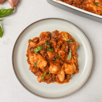 Gnocchi Bolognese Ovenschotel