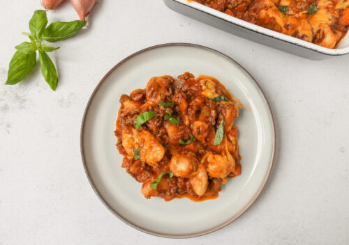 Gnocchi Bolognese Ovenschotel