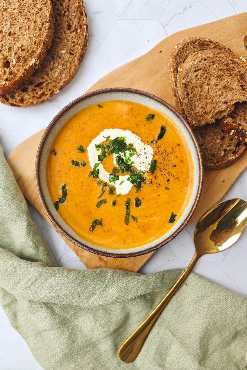 Paprika Zoete Aardappel Soep