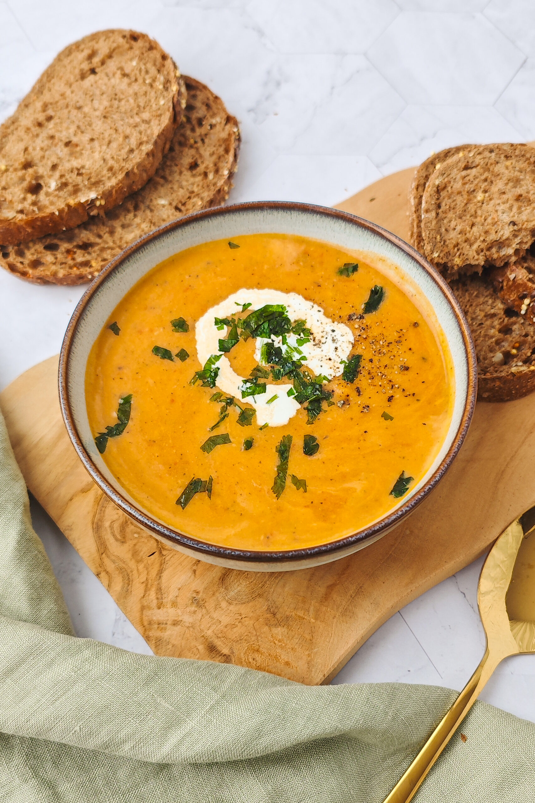 Paprika Zoete Aardappel Soep